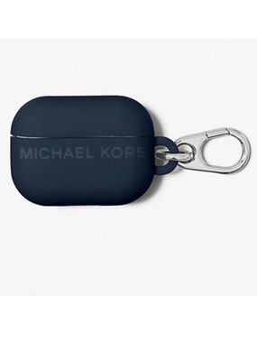 Michael Kors Midnight Blue Logo Embossed Case for Apple AirPods Pro®